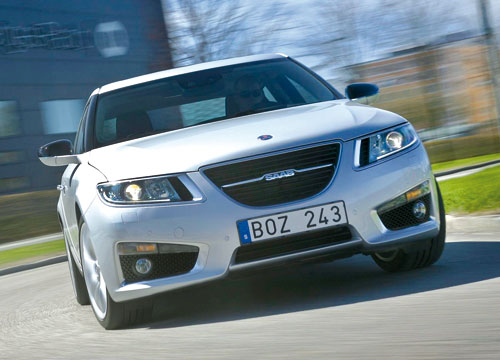 Saab 9-5 2.0 TTiD Aero (frontal)