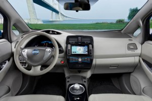 Nissan Leaf (interior)