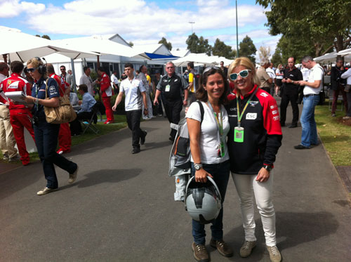 Maria de Villota y Alicia Sornosa Fórmula 1