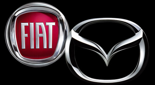 Logo Fiat y Mazda