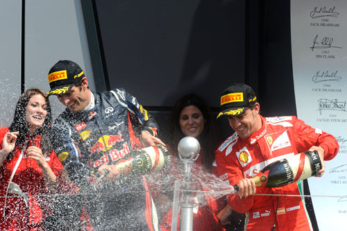 Fórmula 1 - GP Inglaterra (podio)