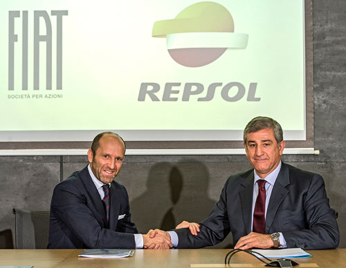 Acuerdo entre Fiat y Repsol