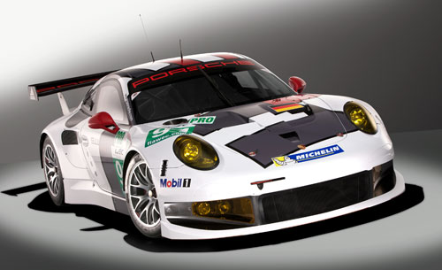 Porsche 911 RSR Lemans (frontal)
